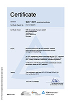 SCC** Certificate